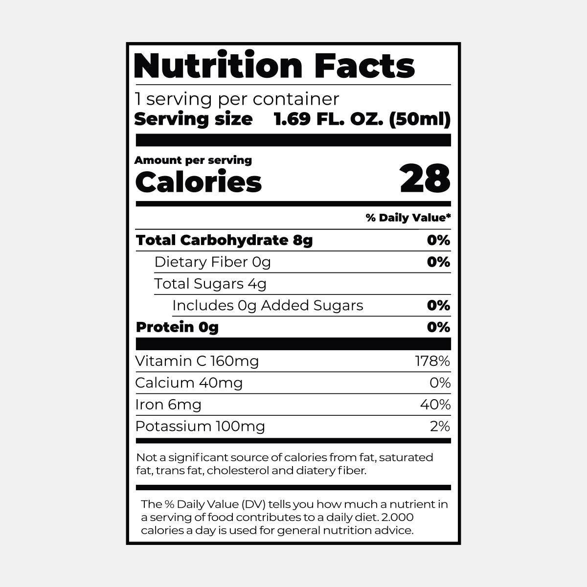 Chokeberry+ 50ml Shot
